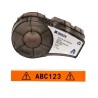 Brady Black on Orange Vinyl Label Printer Tape, 12.7 mm Width, 6.4 m Length, BMP21 LAB Compatible M21-500-595-OR