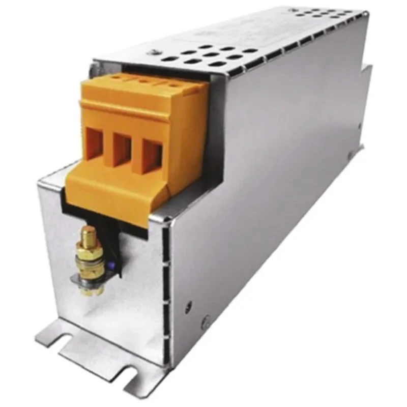 Block 30 A 520 V AC 60Hz Flange RFI Filter Screw Termination, 3 Phase HLD110-500/30