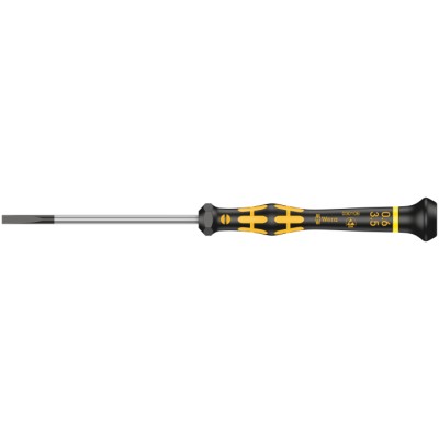 Wera Precision Screwdriver, 80 mm Blade, 177 mm Overall 05030106001