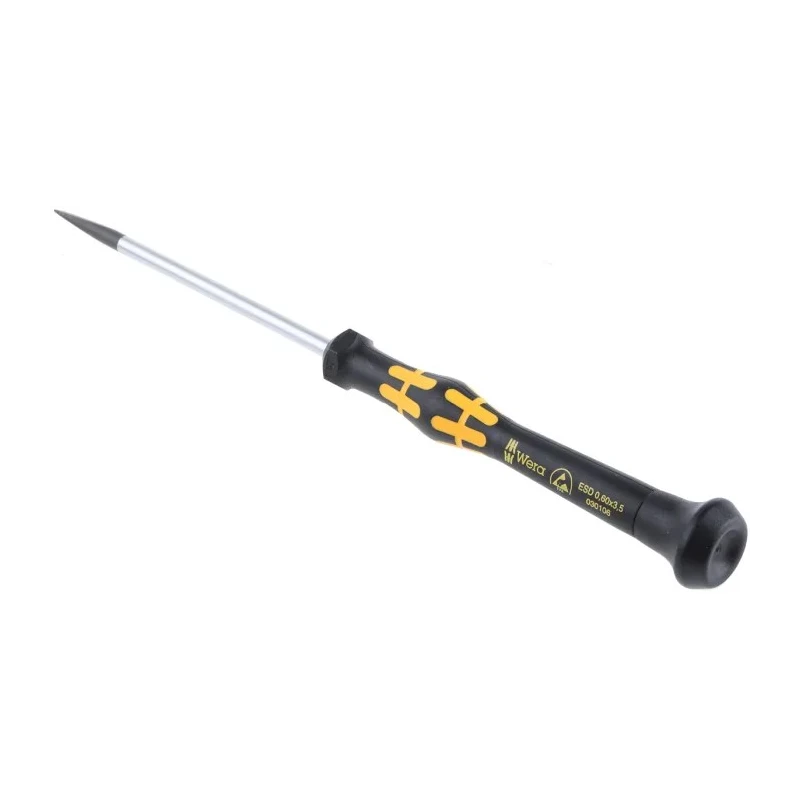 Wera Precision Screwdriver, 80 mm Blade, 177 mm Overall 05030106001