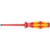 Wera Insulated Screwdriver, T7 Tip, 80 mm Blade, Bi-Material Handle, VDE/1000V Approved, 161 mm Overall Length 05006183001