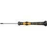 Wera Precision Screwdriver, PZ0 Tip, 60 mm Blade, Bi-Material Handle, ESD Safe, 157 mm Overall 05030115001