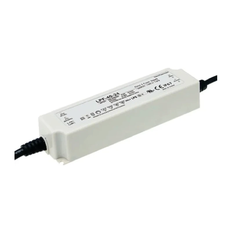 MEAN WELL IP67 Waterproof 1 Output Constant Voltage LED Driver, 30V, 40.2W, 1.34A 