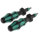 Wera Torque Screwdriver Set Hexagon, Hex-Plus, Torx, Torx Plus, 0.3 to 6 Nm, 1/4 in Drive 05074739001