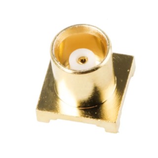 RS PRO Coaxial Connector PCB Female MCX, 50 Ω, Straight Body, Solder Termination 738-5793