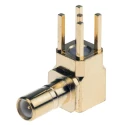 RS PRO Coaxial Connector PCB Female SSMB, 50 Ω, Right Angle Body 738-5822
