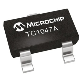 Microchip Voltage Output Voltage Temperature Sensor, Surface Mount Analogue 3-Pin SOT-23, Accurate ±2°C TC1047