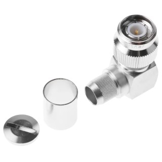 Telegartner TNC Series Coaxial Connector Cable Male, 50 Ω, Right Angle Body Solder J01010A0065