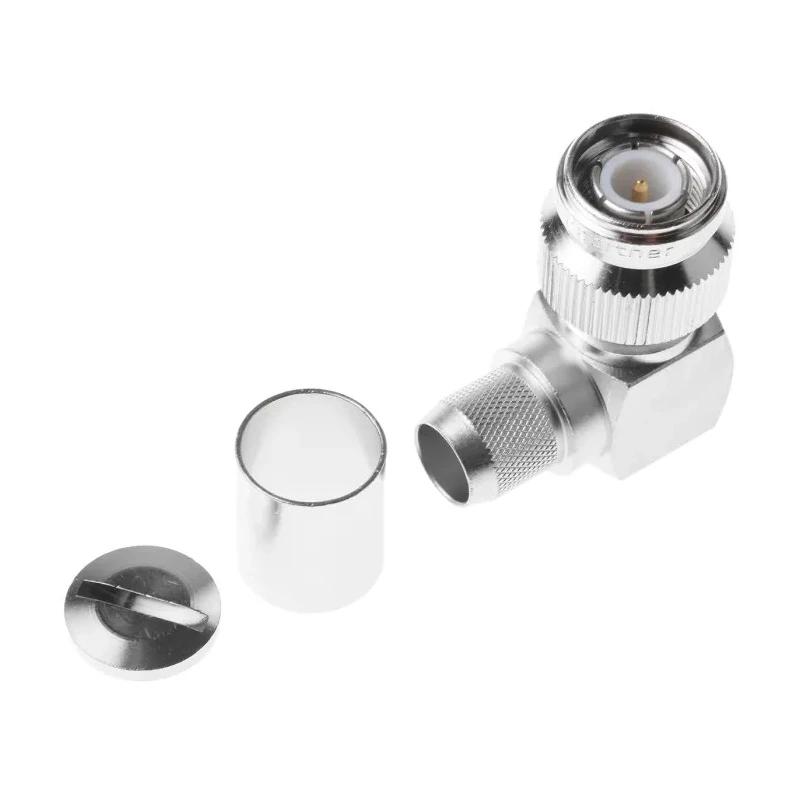 Telegartner TNC Series Coaxial Connector Cable Male, 50 Ω, Right Angle Body Solder J01010A0065
