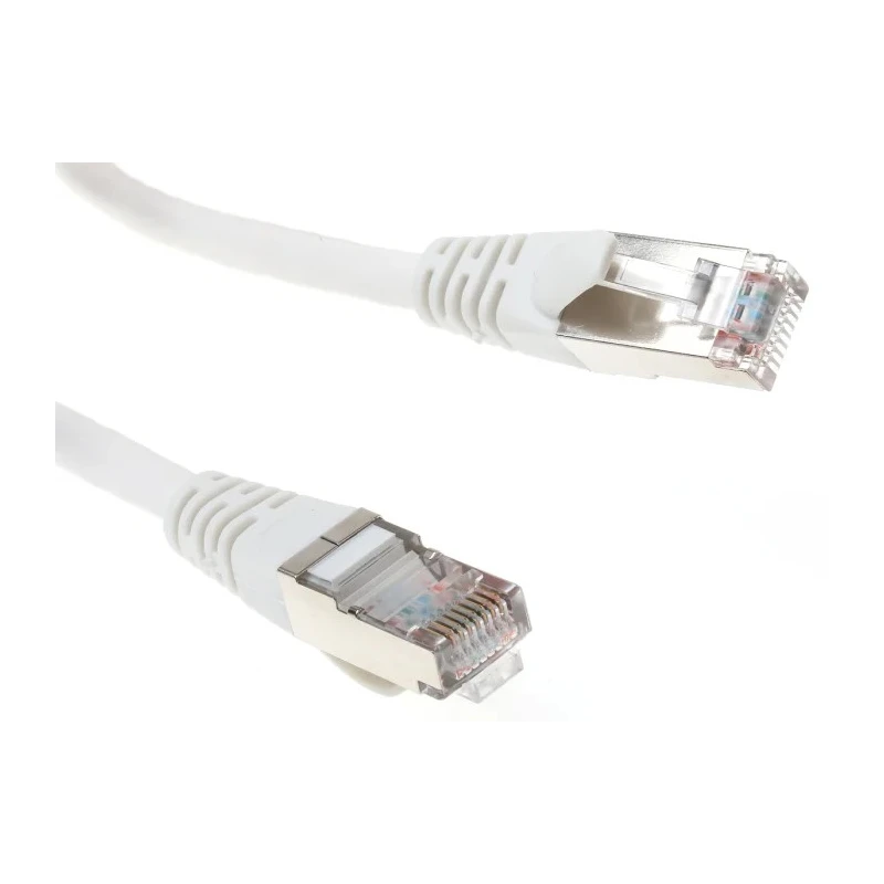 RS PRO Cat5e Ethernet Cable, 2 m, White RJ45 Male to RJ45 Male, F/UTP PVC 738-8467