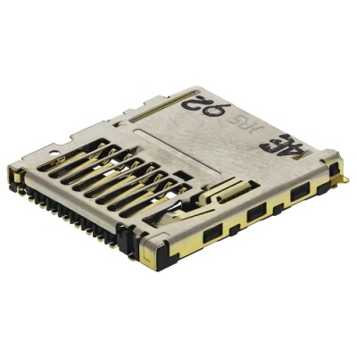 Hirose MicroSD Memory Card Connector 8 Way Right Angle Push-Push Solder DM3BT-DSF-PEJS