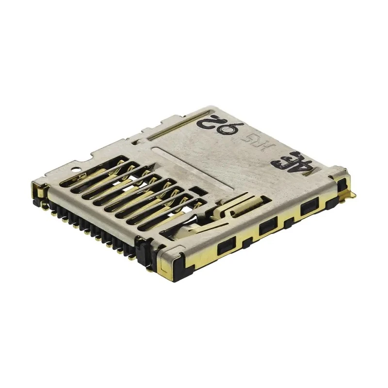 Hirose MicroSD Memory Card Connector 8 Way Right Angle Push-Push Solder DM3BT-DSF-PEJS