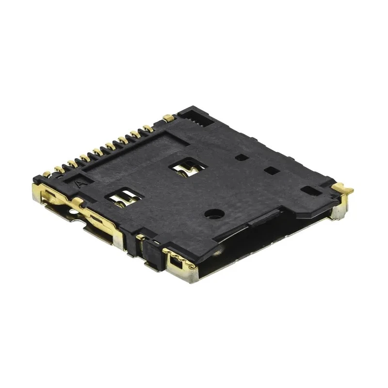 Hirose MicroSD Memory Card Connector 8 Way Right Angle Push-Push Solder DM3BT-DSF-PEJS