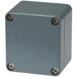 Fibox EURONORD Series Grey Lid Aluminium Enclosure IP66, IP67, IP68, IK08 46mm x 66mm x 60mm 