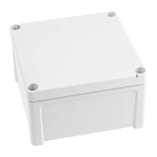 Fibox TEMPO Series Grey Grey Lid ABS IP65 IK07 Enclosure 75 mm x 130 mm x 130 mm TA 131308 ENCLOSURE