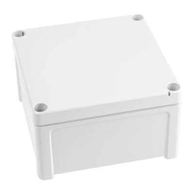 Fibox TEMPO Series Grey Grey Lid ABS IP65 IK07 Enclosure 75 mm x 130 mm x 130 mm TA 131308 ENCLOSURE