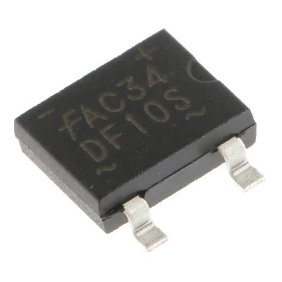 onsemi Bridge Rectifier 400 V 50 A 4-Pin Single SDIP Surface Mount DF04S