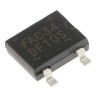 onsemi Bridge Rectifier 400 V 50 A 4-Pin Single SDIP Surface Mount DF04S