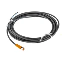 ifm electronic Sensor Actuator Cable Female 3-way Straight Connector Thermoplastic Polyurethane Jacket Orange 5m EVC142
