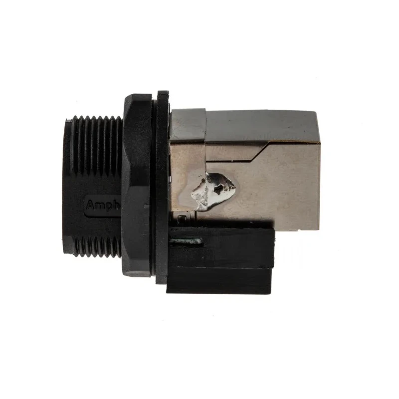 Amphenol Socapex RJ45 Connector Female Panel Mount Shielded Straight 1 Port 5 Way RJ45F7RJ