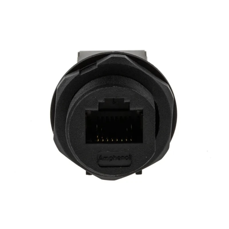 Amphenol Socapex RJ45 Connector Female Panel Mount Shielded Straight 1 Port 5 Way RJ45F7RJ
