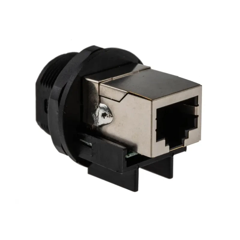 Amphenol Socapex RJ45 Connector Female Panel Mount Shielded Straight 1 Port 5 Way RJ45F7RJ