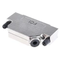 Amphenol Communications Solutions 37 Way Die Cast Zinc Angled D-Sub Backshell with Strain Relief 8655MHRA3702KLF
