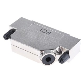 Amphenol Communications Solutions 37 Way Die Cast Zinc Angled D-Sub Backshell with Strain Relief 8655MHRA3702KLF