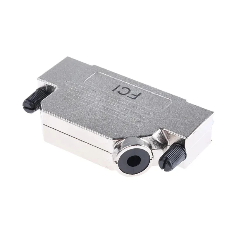 Amphenol Communications Solutions 37 Way Die Cast Zinc Angled D-Sub Backshell with Strain Relief 8655MHRA3702KLF