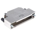 Amphenol Communications Solutions 37 Way Die Cast Zinc Angled D-Sub Backshell with Strain Relief 8655MHRA3702KLF