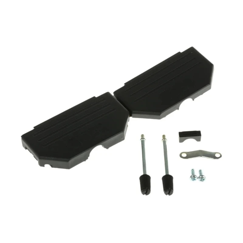 Amphenol Communications Solutions BLF Series Nylon Straight D-Sub Backshell 37 Way Strain Relief 86303645BLF