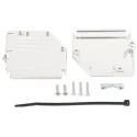 Amphenol Communications Solutions 863093C Series Thermoplastic Angled, Straight D-Sub Backshell 50 Way Strain 863093C50MLF