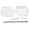 Amphenol Communications Solutions 863093C Series Thermoplastic Angled, Straight D-Sub Backshell 50 Way Strain 863093C50MLF