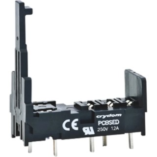 Crydom ED 5 Way 250V PCB Relay Socket, Screw Terminal, 12A Current Rating PCBSED
