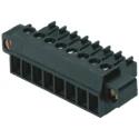 Weidmüller Pluggable Terminal Block, BC 3.81 Series, 4-Contact, 3.81 mm Pitch, 1 Row, Screw Connection, Black 1792970000