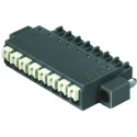 Weidmüller BC 3.81 Series Pluggable Terminal Block 5-Contact, 3.81 mm Pitch, 320 V, 17.5 A, 1 Row 1971620000