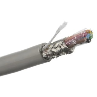 Alpha Wire Pro-Tekt Series Data Cable 6 Cores 0.23 mm² 50 m Grey Sheath Polyvinyl Chloride B953063 GE321