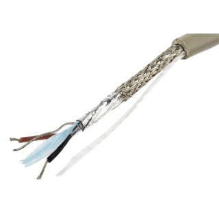 Alpha Wire Pro-Tekt Series Data Cable 2 Cores 0.23 mm² 50 m Grey Sheath Polyvinyl Chloride B953024 GE321