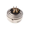 Lumberg 6 Pole Straight M16 DIN Socket Panel Mount Female Threaded Connector 5A 250V AC KGR 60