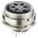 Lumberg 7 Pole Straight M16 DIN Socket Panel Mount Female Threaded, 5A, 60V ac, IP40 KGR 71