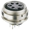 Lumberg 5 Pole Straight M16 DIN Socket Panel Mount Female Threaded KGR 50