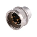 Lumberg 4 Pole Straight M16 DIN Plug, Threaded Panel Mount, 5A, 250V ac, IP40 SFV 40