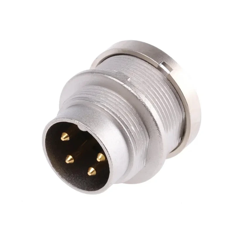 Lumberg 4 Pole Straight M16 DIN Plug, Threaded Panel Mount, 5A, 250V ac, IP40 SFV 40