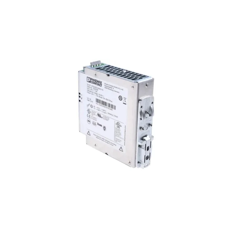 Phoenix Contact Uninterruptible Power Supply, 10A Current, 24V DC Input and Output, 240W Power, DIN Rail Mount, Model 2320225