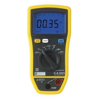 Chauvin Arnoux Handheld Digital True RMS Multimeter 6,000 Counts Backlit Display CAT III CAT IV 1kV CA 5231 P01196731