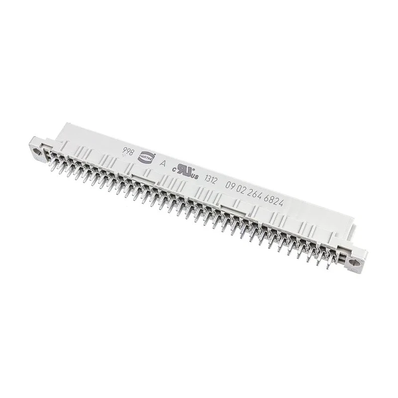 HARTING DIN 41612 64 Way 2.54 mm Pitch Type Through Hole, Type B, Solder Class C2, 2 Row Female Connector 09022646824