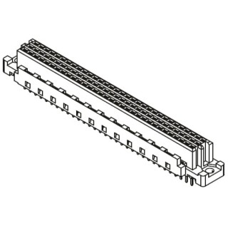 HARTING DIN 41612 Connector 64 Way 2.54 mm Pitch Type C/2, Solder Termination, Female, 3 Row, Straight 09037646825