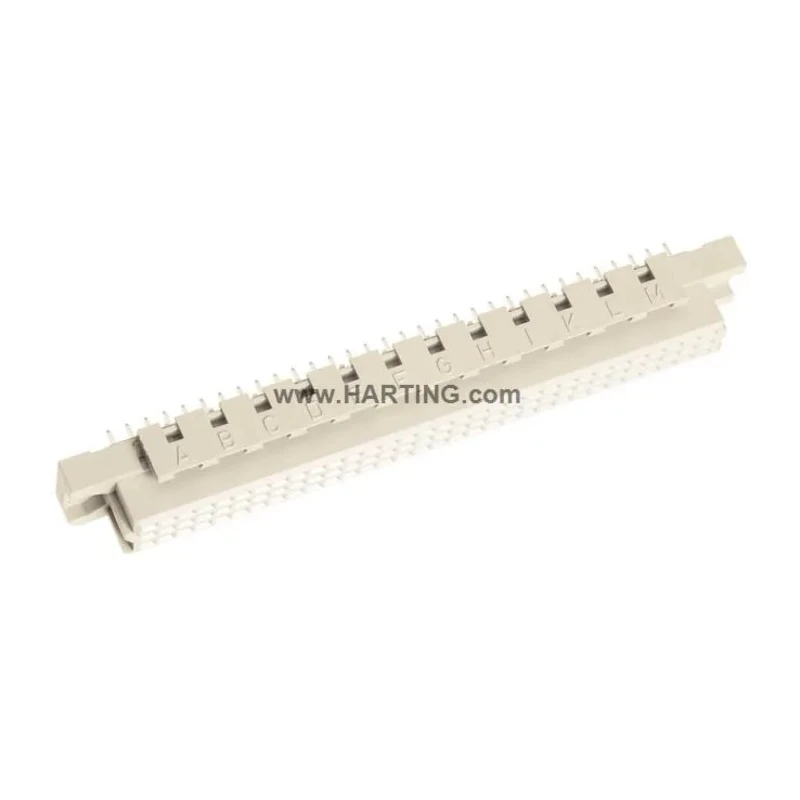 HARTING DIN 41612 Connector 64 Way 2.54 mm Pitch Type C/2, Solder Termination, Female, 3 Row, Straight 09037646825