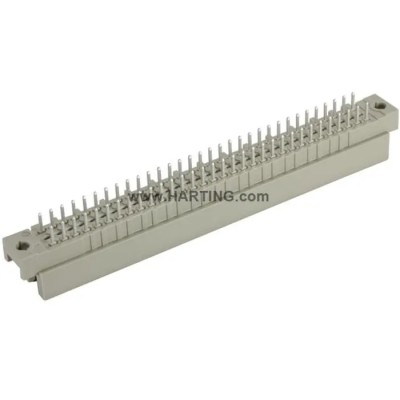 HARTING DIN 41612 Connector 96 Contacts 2.54 mm Pitch Type C/2 Solder Termination 3 Row Male Straight 09731966902