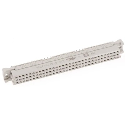 HARTING DIN 41612 96 Way 2.54 mm Pitch Type Through Hole Solder Class C2 3 Row Female Straight Connector 09032966824
